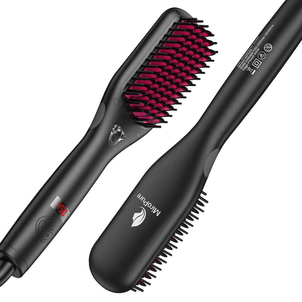 Miropure WF049 Hair Straightener Brush With Ionic Generator